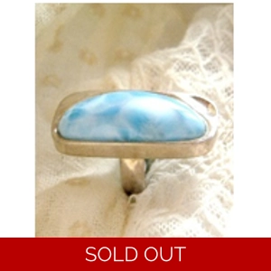 Larimar & Sterling 925 Ring